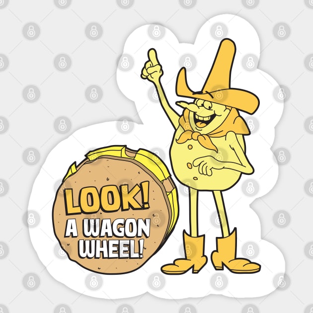 Look A Wagon Wheel - Time For Timer Sticker by Chewbaccadoll